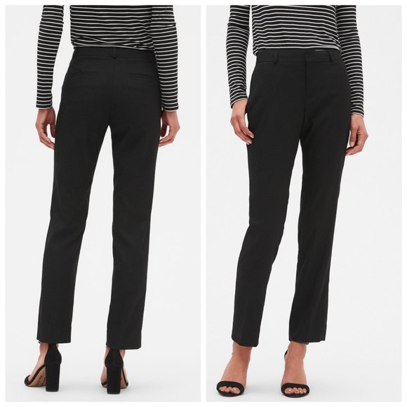 ARITZIA BABATON Black Wool Classic Trousers - Picture 1 of 12